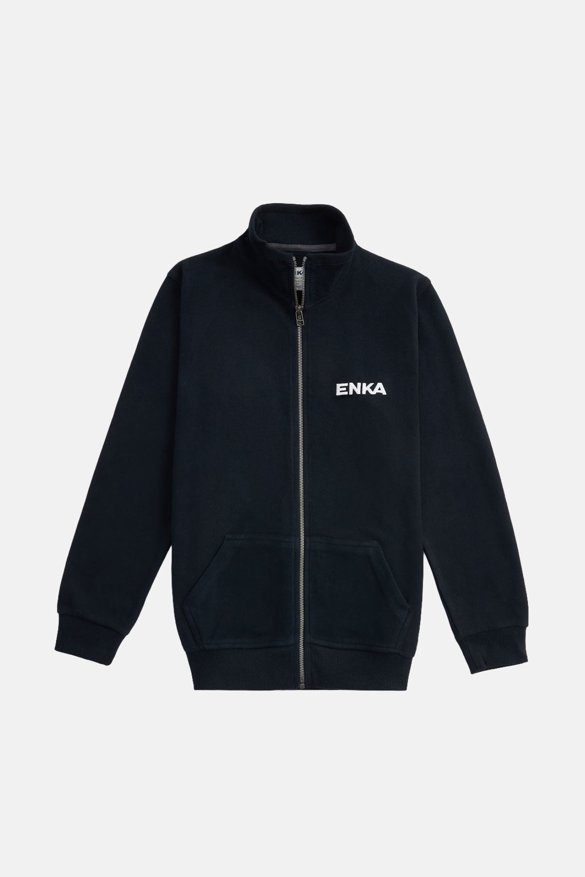 ENKA SuperSoft Fermuarlı Sweatshirt - Lacivert