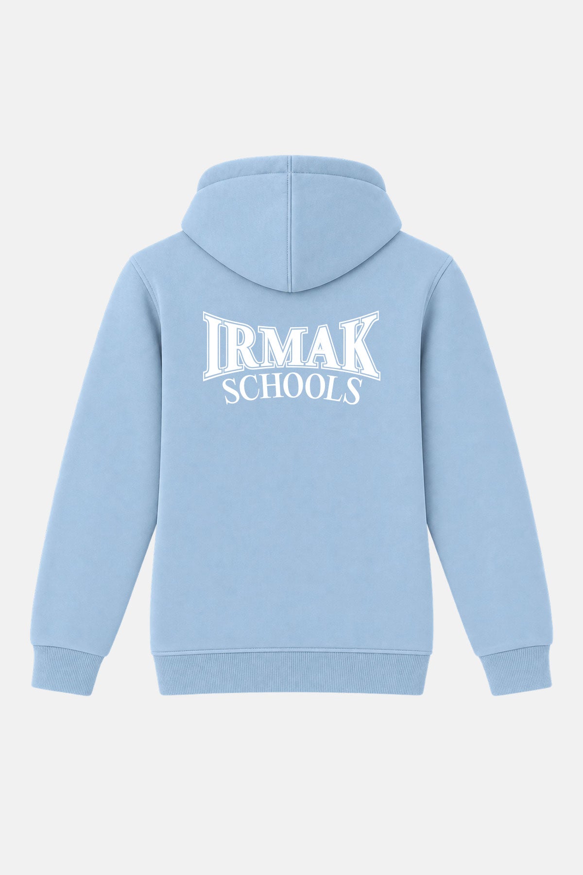 Kapüşonlu Tam Fermuarlı Soft Fleece Sweatshirt - İlkokul - Mavi