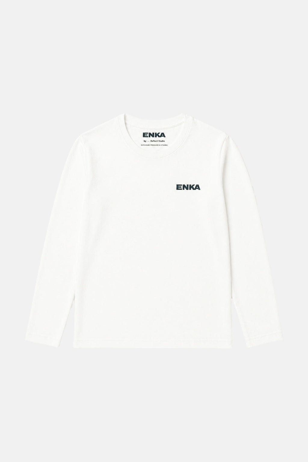 ENKA Bisiklet Yaka Uzunkollu T-shirt