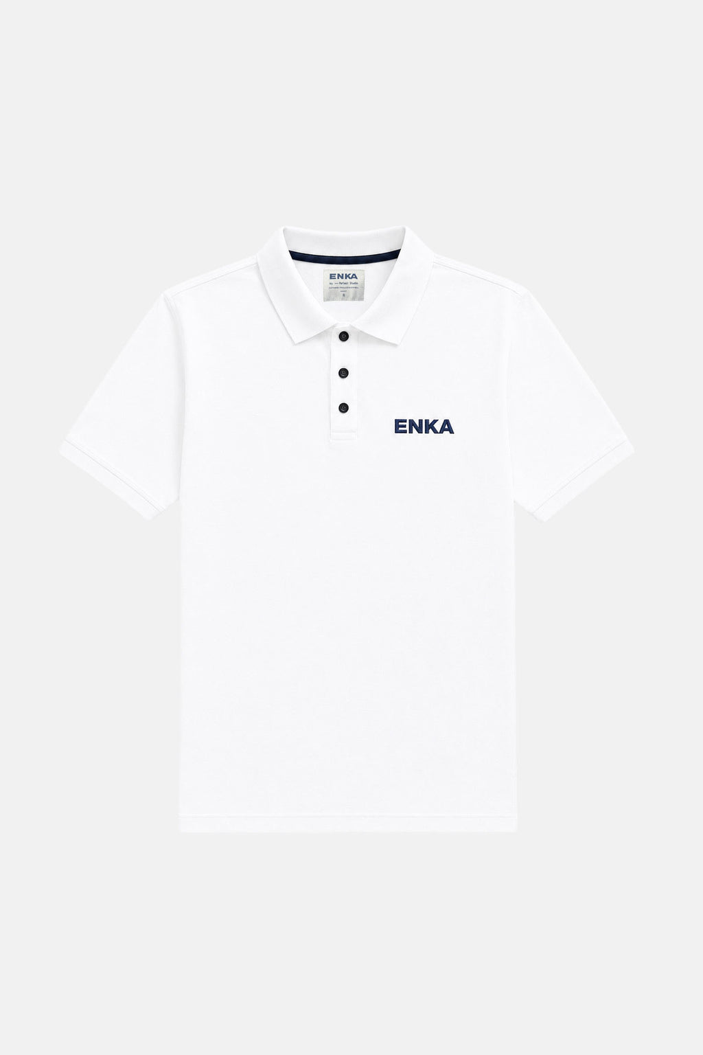 ENKA Polo Yaka T-shirt - Beyaz